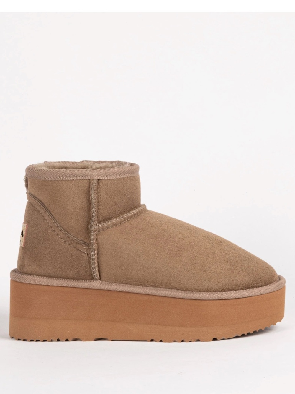 UGG Since 1974 Heritage Classic Ultra Mini Platform Boot in Gumnut Brown